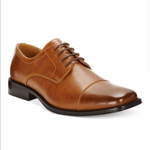 Mens Adam Cap Toe Oxford in brown leather new in box size 10.5M